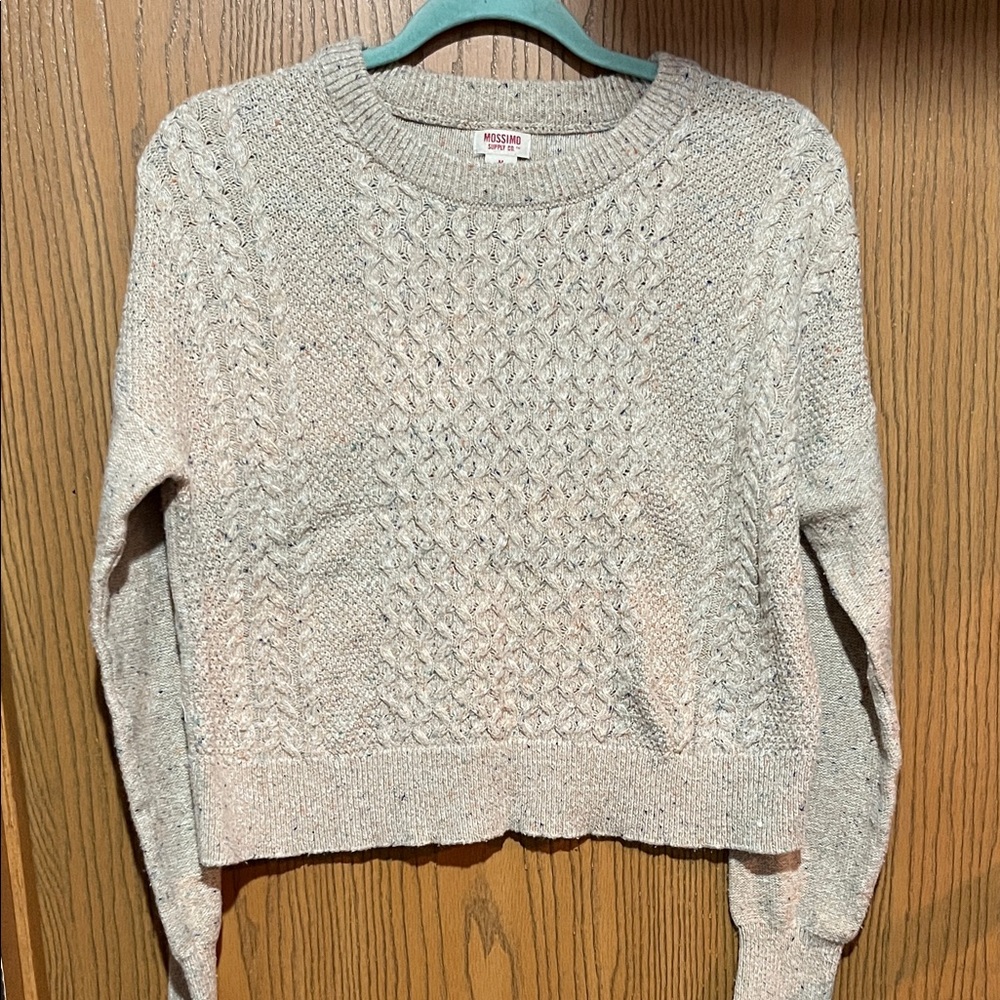 Mossimo 55% cotton knitted sweater, size medium